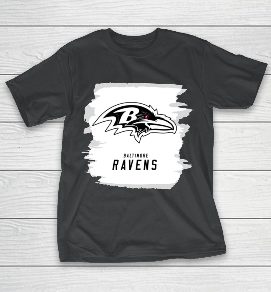 Nfl Baltimore Ravens New Era Paint Strokes T-Shirt