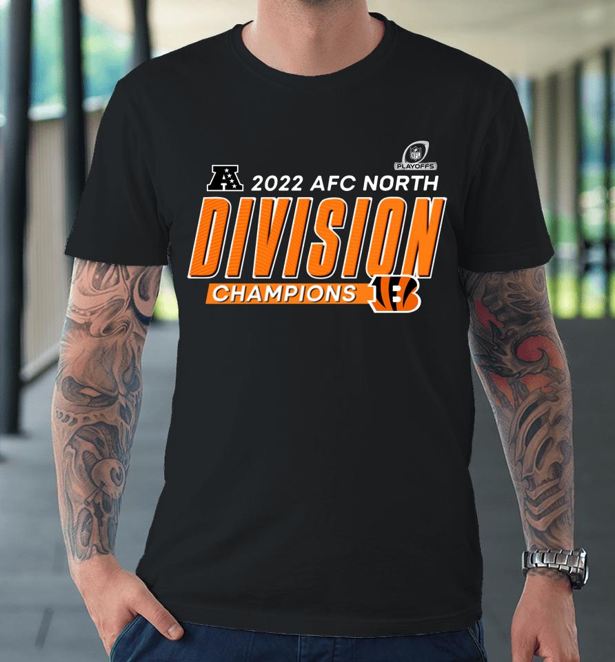 Nfl Bengal Cincinnati 2022 Afc North Division Champions Premium T-Shirt