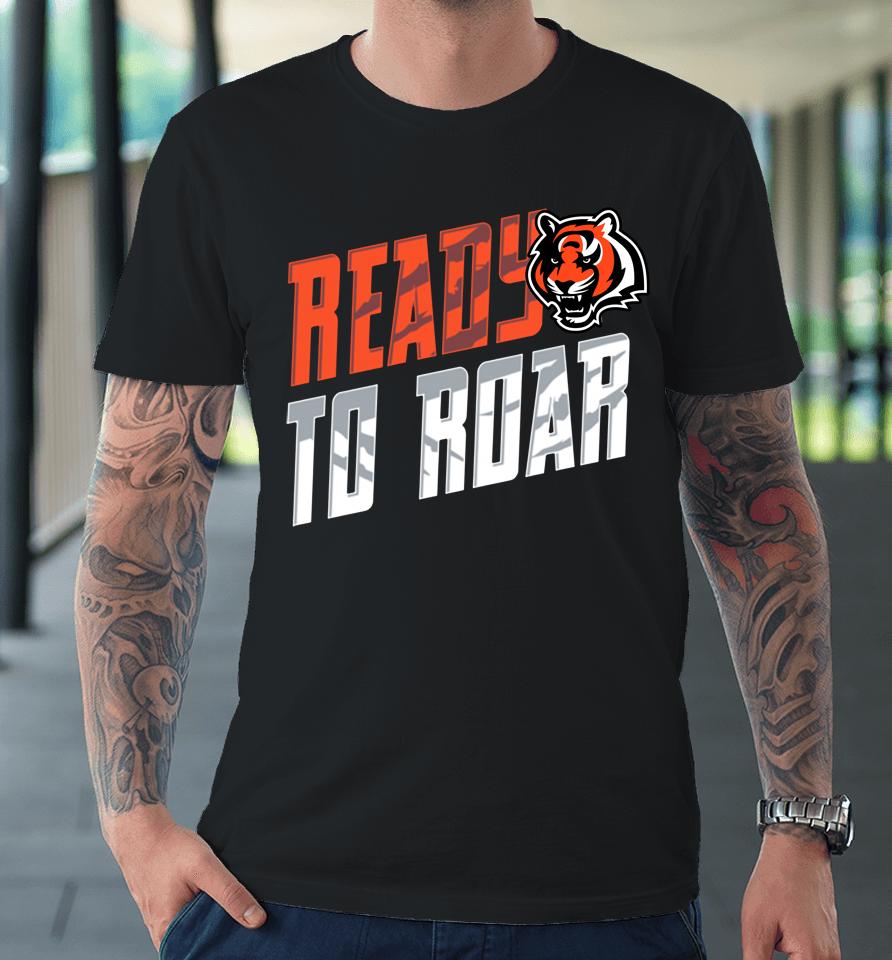 Nfl Black Men's Cincinnati Bengals Fanatics Roar Rise Premium T-Shirt
