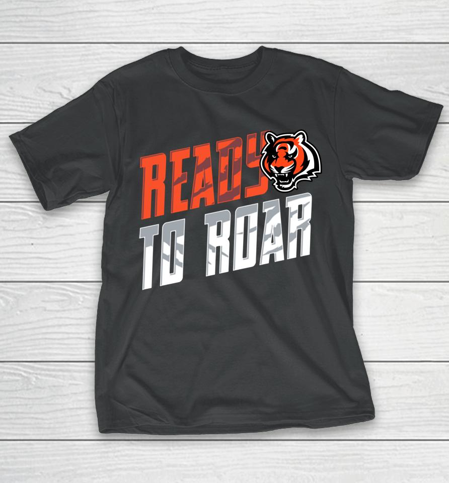 Nfl Black Men's Cincinnati Bengals Fanatics Roar Rise T-Shirt