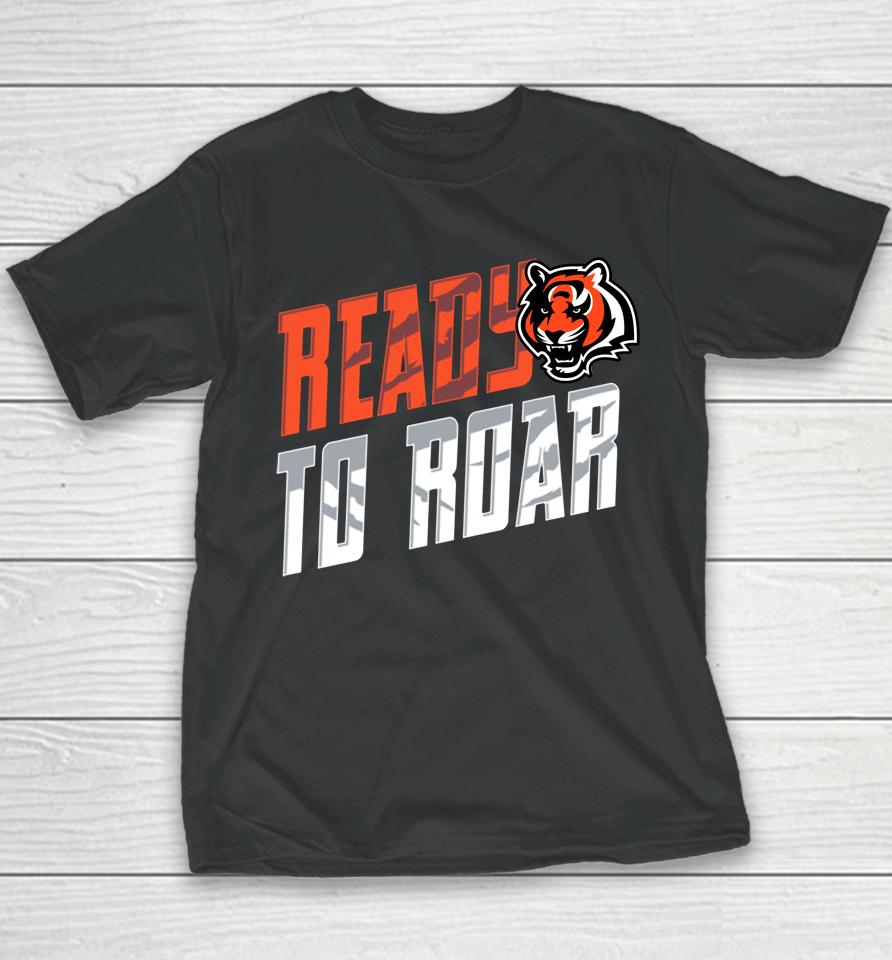 Nfl Black Men's Cincinnati Bengals Fanatics Roar Rise Youth T-Shirt
