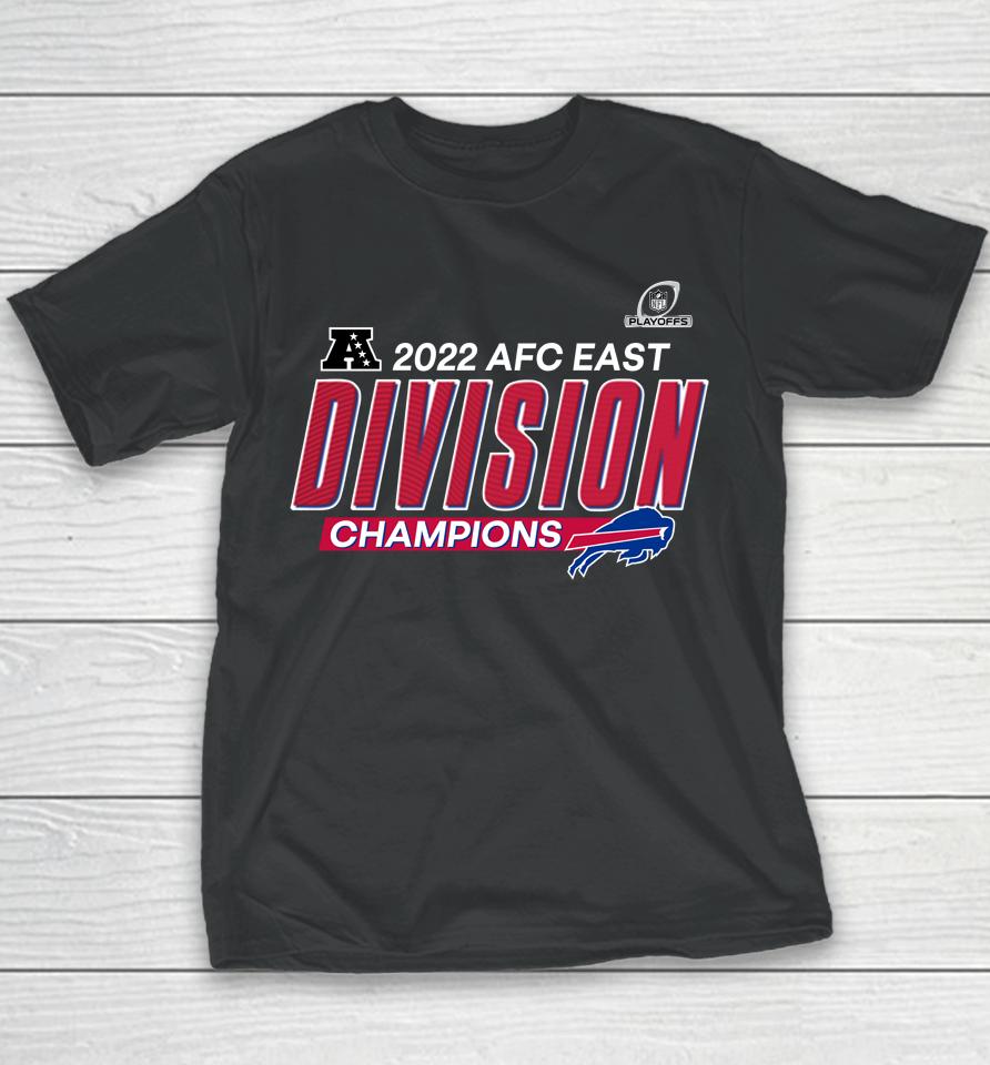 Nfl Buffalo Bills 2022 Afc East Division Champions Youth T-Shirt