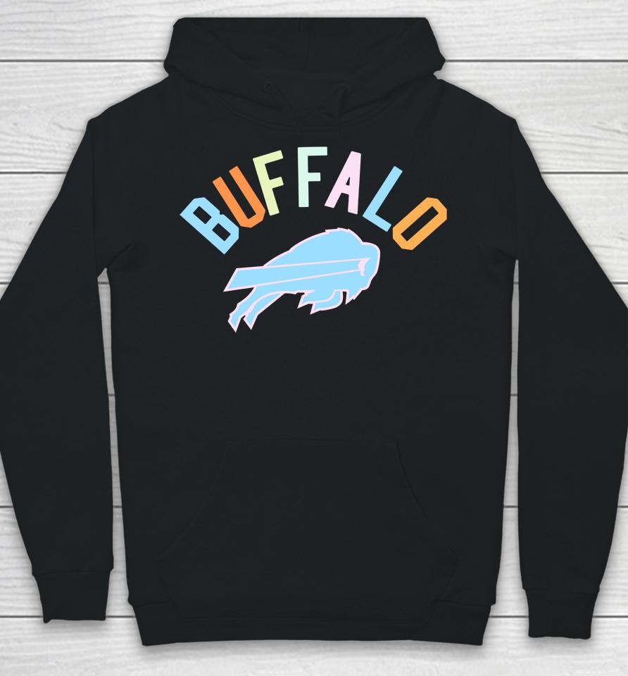 Nfl Buffalo Bills Pro Standard Black Neon Hoodie