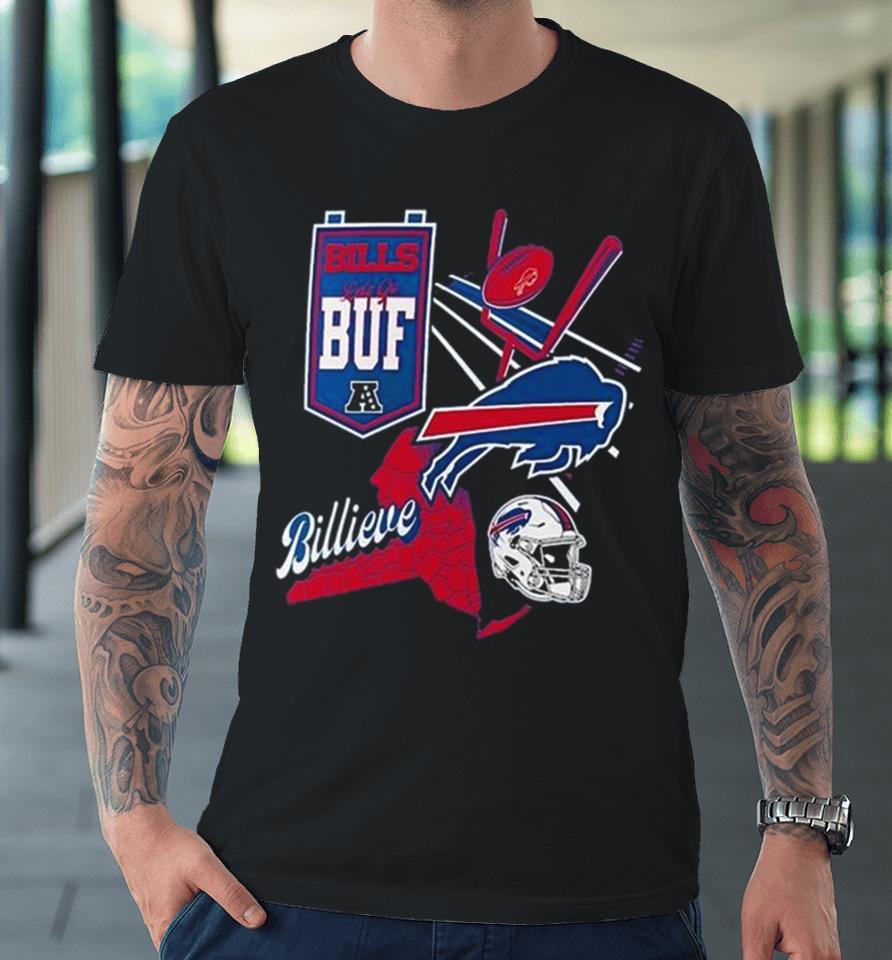 Nfl Buffalo Bills Split Zone Premium T-Shirt