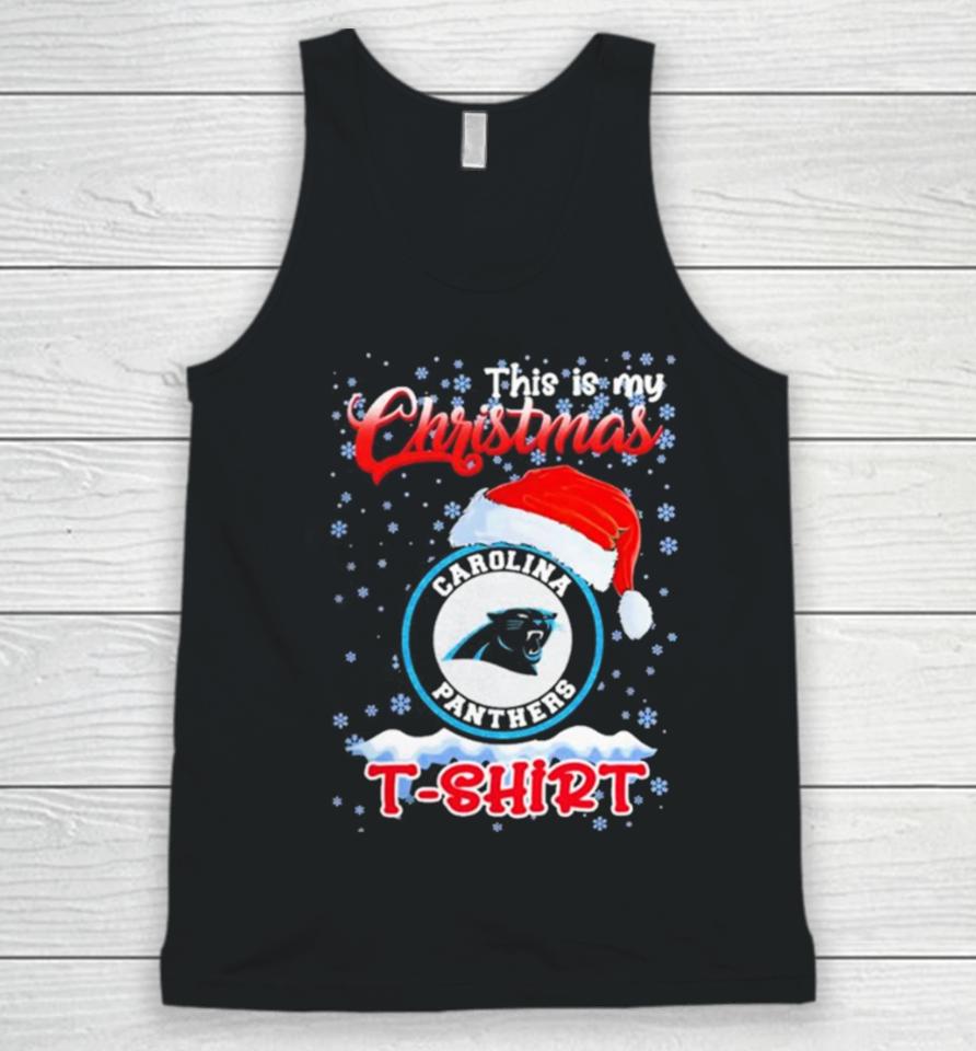 Nfl Carolina Panthers This Is My Christmas 2023 T Unisex Tank Top