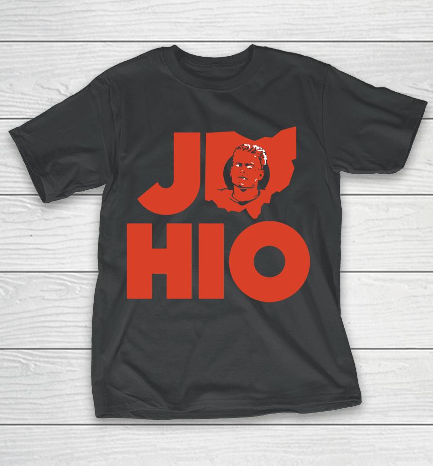 Nfl Cincinnati Bengal Joe Burrow Jo-Hio T-Shirt