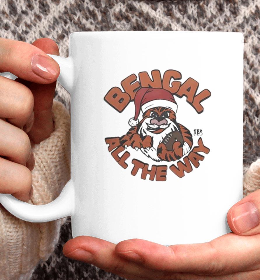 Nfl Cincinnati Bengals All The Way Christmas 2023 Coffee Mug