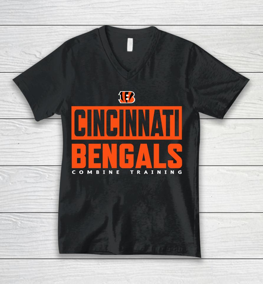 Nfl Cincinnati Bengals New Era Combine Training Unisex V-Neck T-Shirt