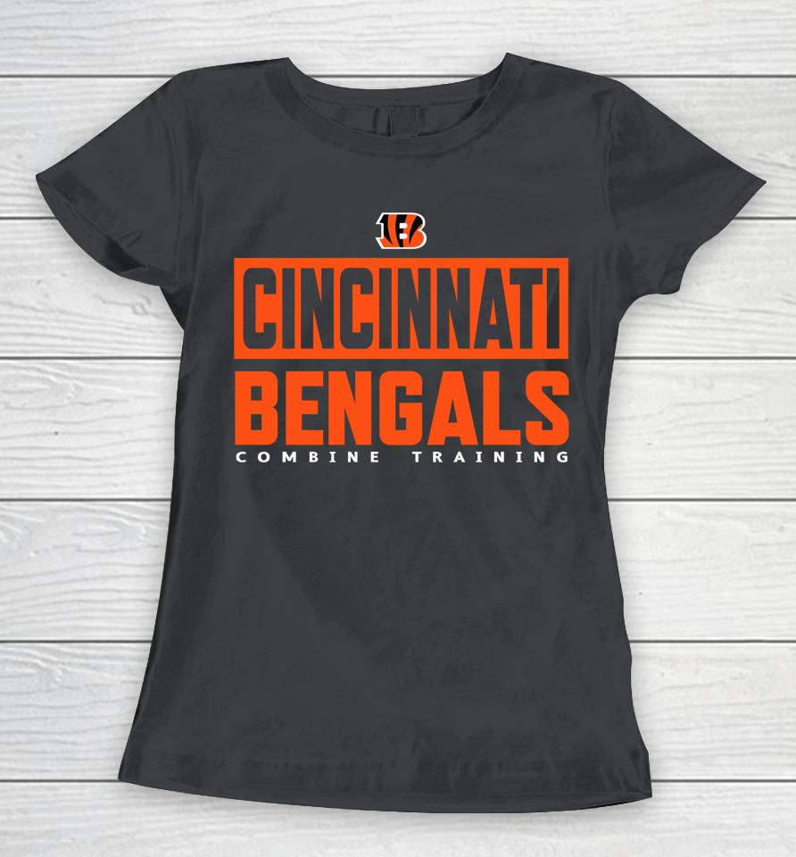 Nfl Cincinnati Bengals New Era Combine Training Women T-Shirt