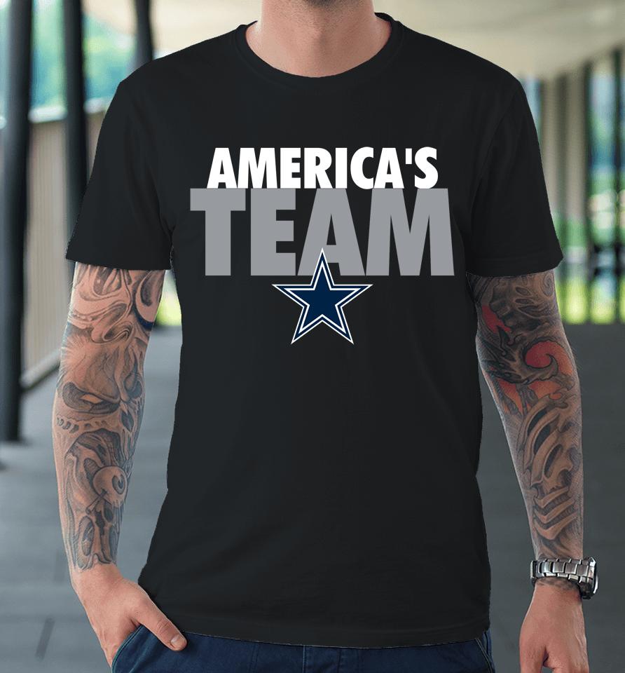 Nfl Dallas Cowboys America's Team Premium T-Shirt