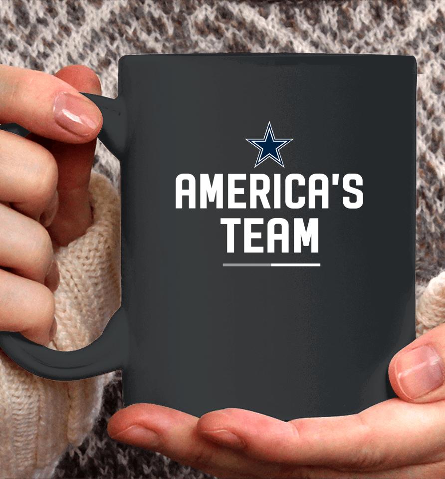 Nfl Dallas Cowboys America's Team Slogan Coffee Mug