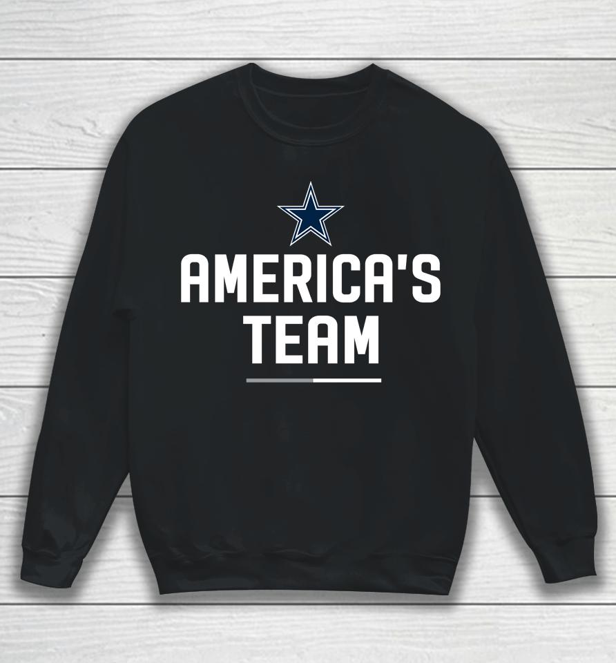 Nfl Dallas Cowboys America's Team Slogan Sweatshirt