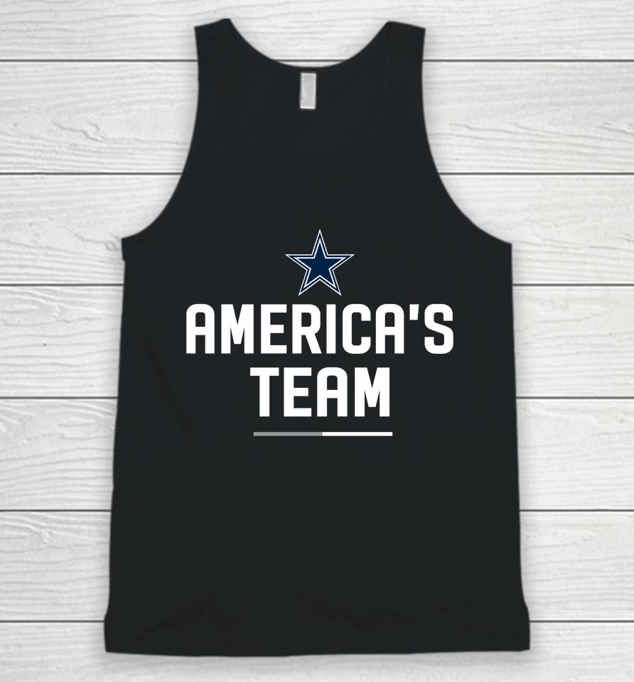 Nfl Dallas Cowboys America's Team Slogan Unisex Tank Top