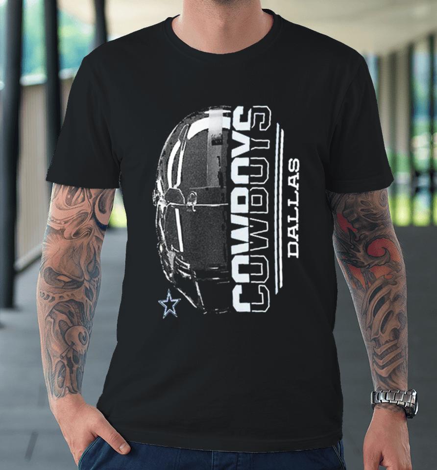 Nfl Dallas Cowboys Starter Half Helmet Logo Premium T-Shirt
