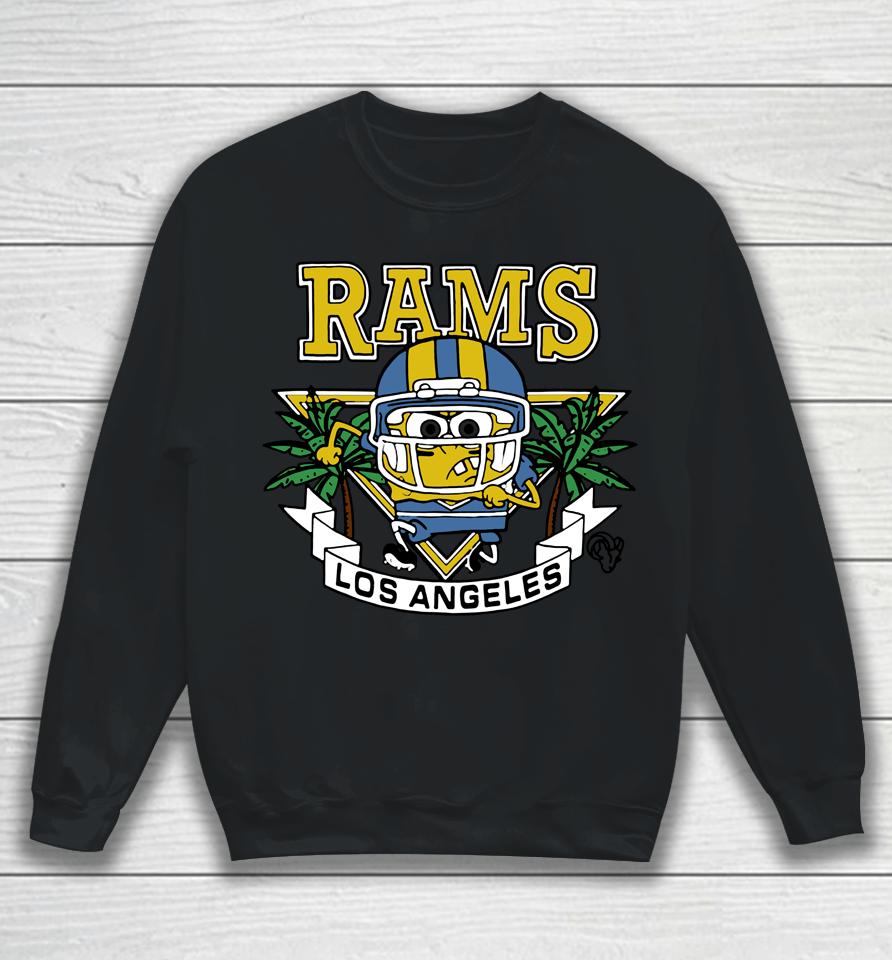 Nfl Fanatics Los Angeles Rams Homage X Spongebob Sweatshirt