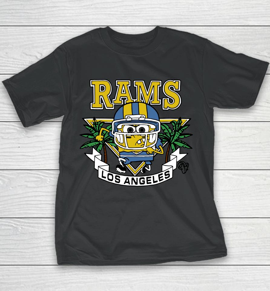 Nfl Fanatics Los Angeles Rams Homage X Spongebob Youth T-Shirt