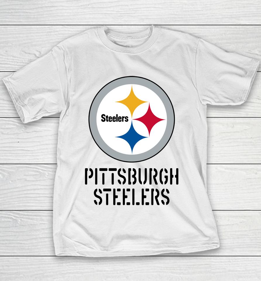 Nfl Fanatics Shop Pittsburgh Steelers Salute To Service 2022 Youth T-Shirt