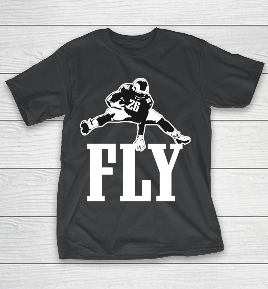 Nfl Fly Philadelphia Eagles Player 26 Football T-Shirt