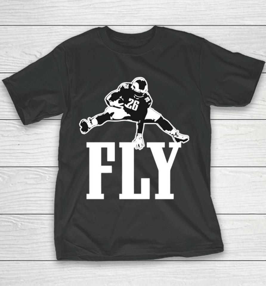Nfl Fly Philadelphia Eagles Player 26 Football Youth T-Shirt