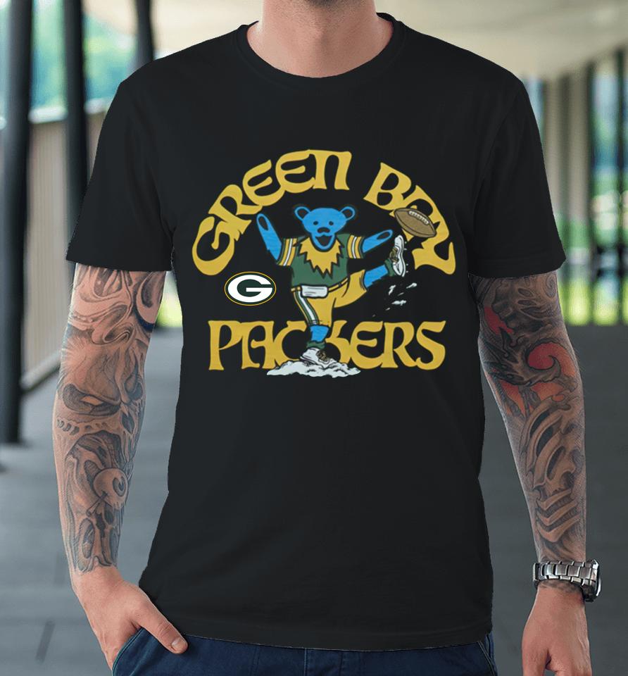 Nfl Grateful Dead X Green Packers Homage Premium T-Shirt
