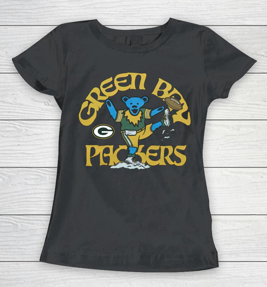 Nfl Grateful Dead X Green Packers Homage Women T-Shirt