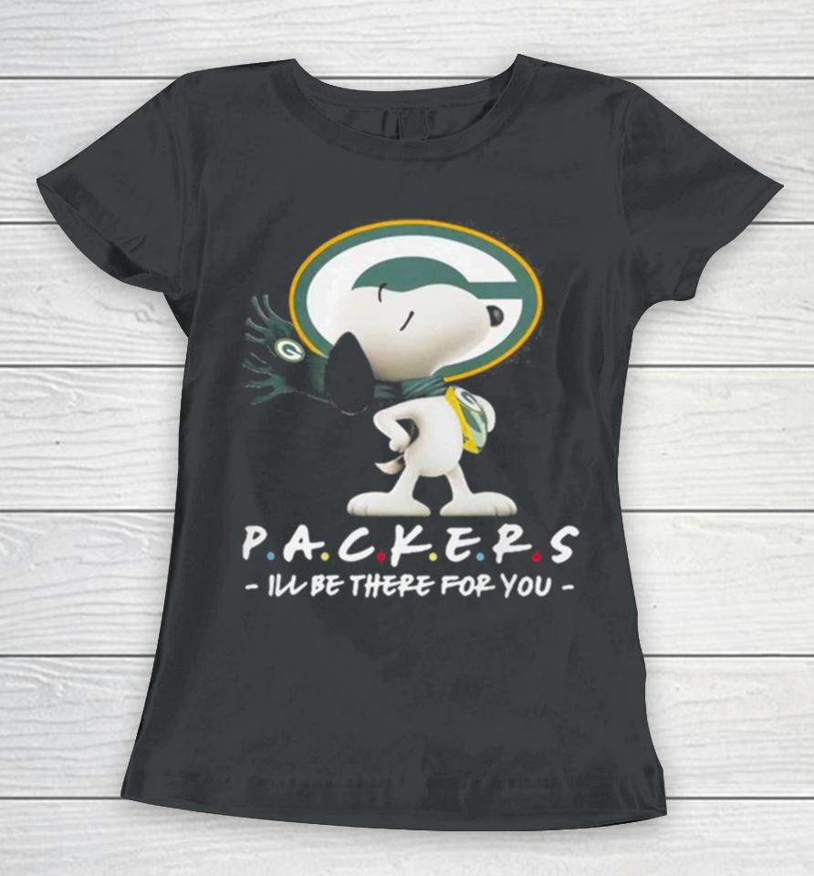 Nfl Green Bay Packers Snoopy I’ll Be There For You 2023 Women T-Shirt
