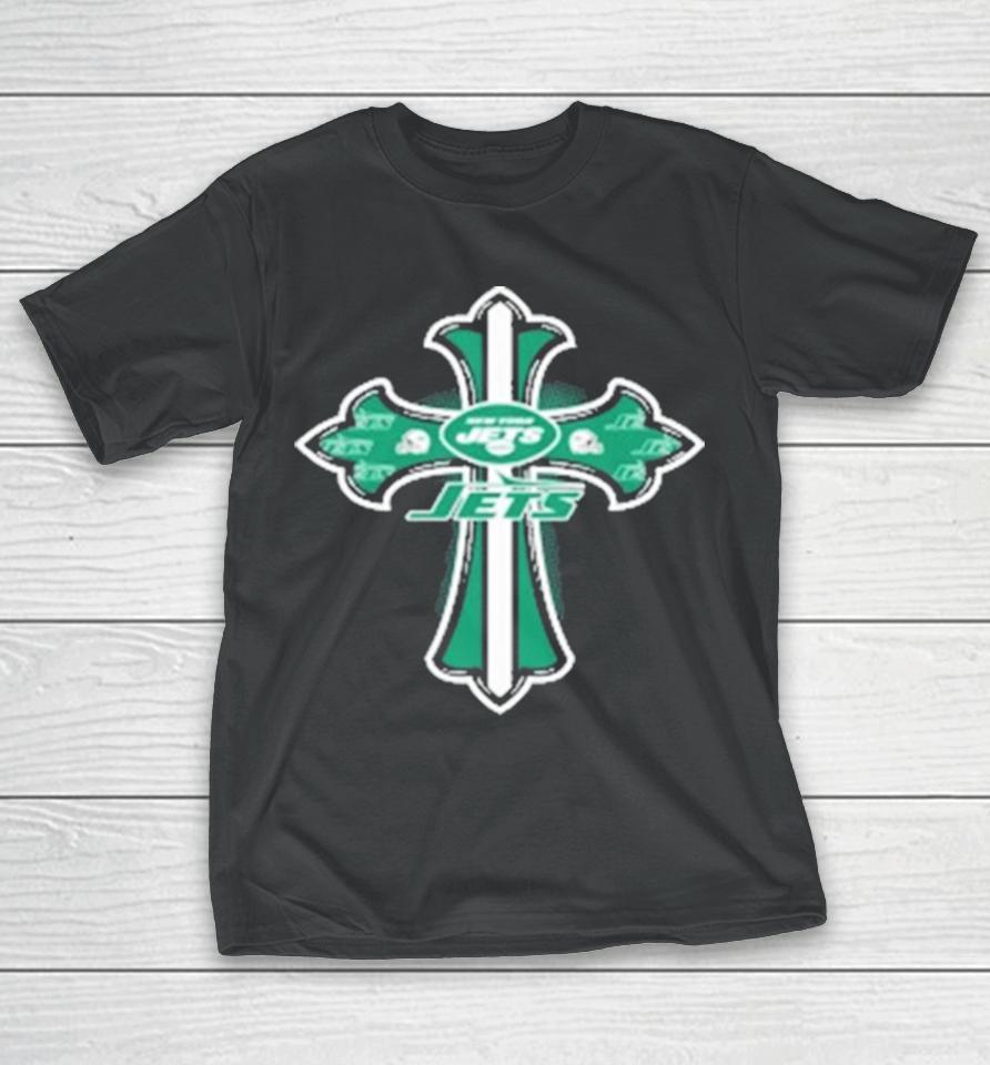 Nfl Green Crusader Cross New York Jets 2024 T-Shirt