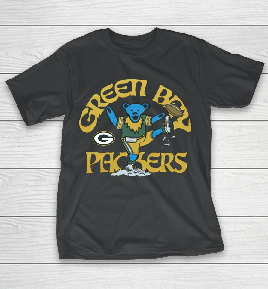 Nfl Green Packers X Grateful Dead Homage T-Shirt
