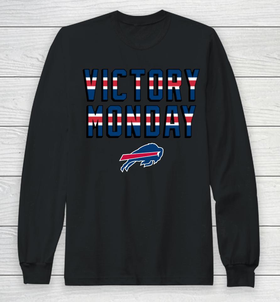 Nfl Homage 2022 Buffalo Bills Victory Monday Long Sleeve T-Shirt