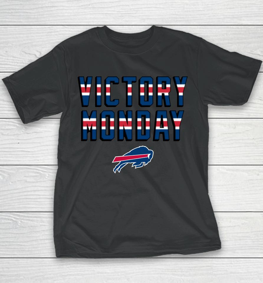 Nfl Homage 2022 Buffalo Bills Victory Monday Youth T-Shirt