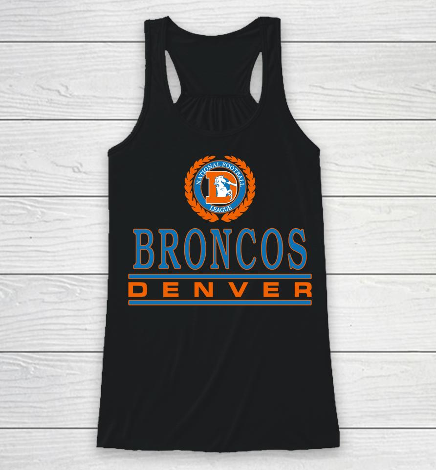 Nfl Homage Denver Broncos Crest Logo Racerback Tank