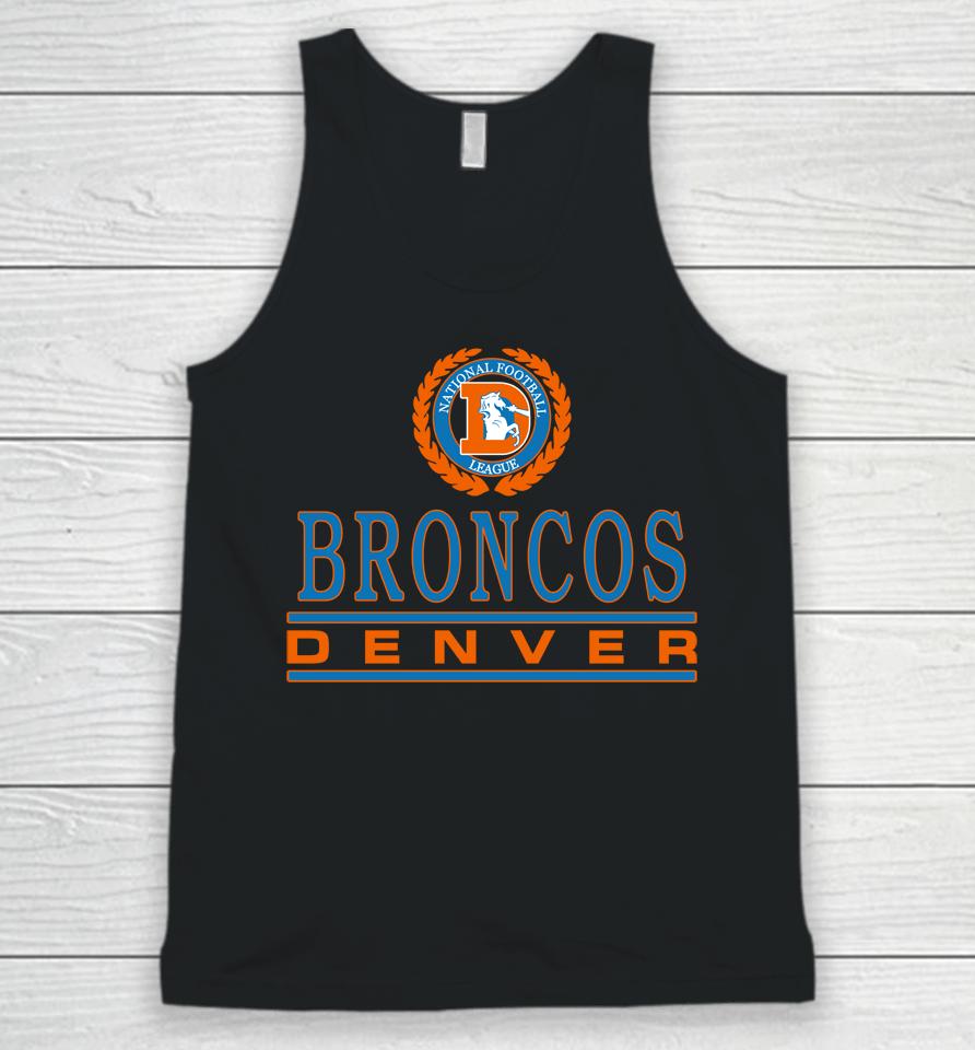 Nfl Homage Denver Broncos Crest Logo Unisex Tank Top