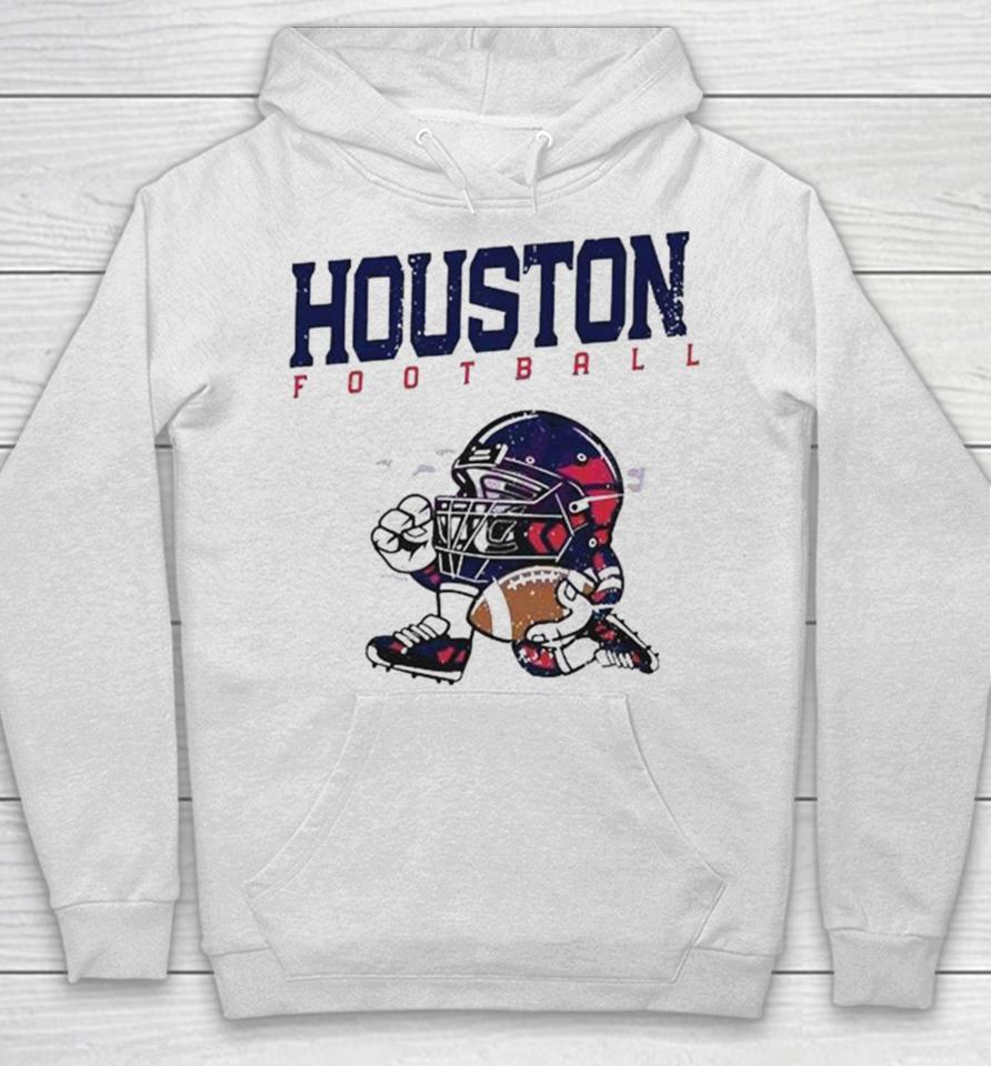 Nfl Houston Texans Football Helmet Run Vintage Hoodie