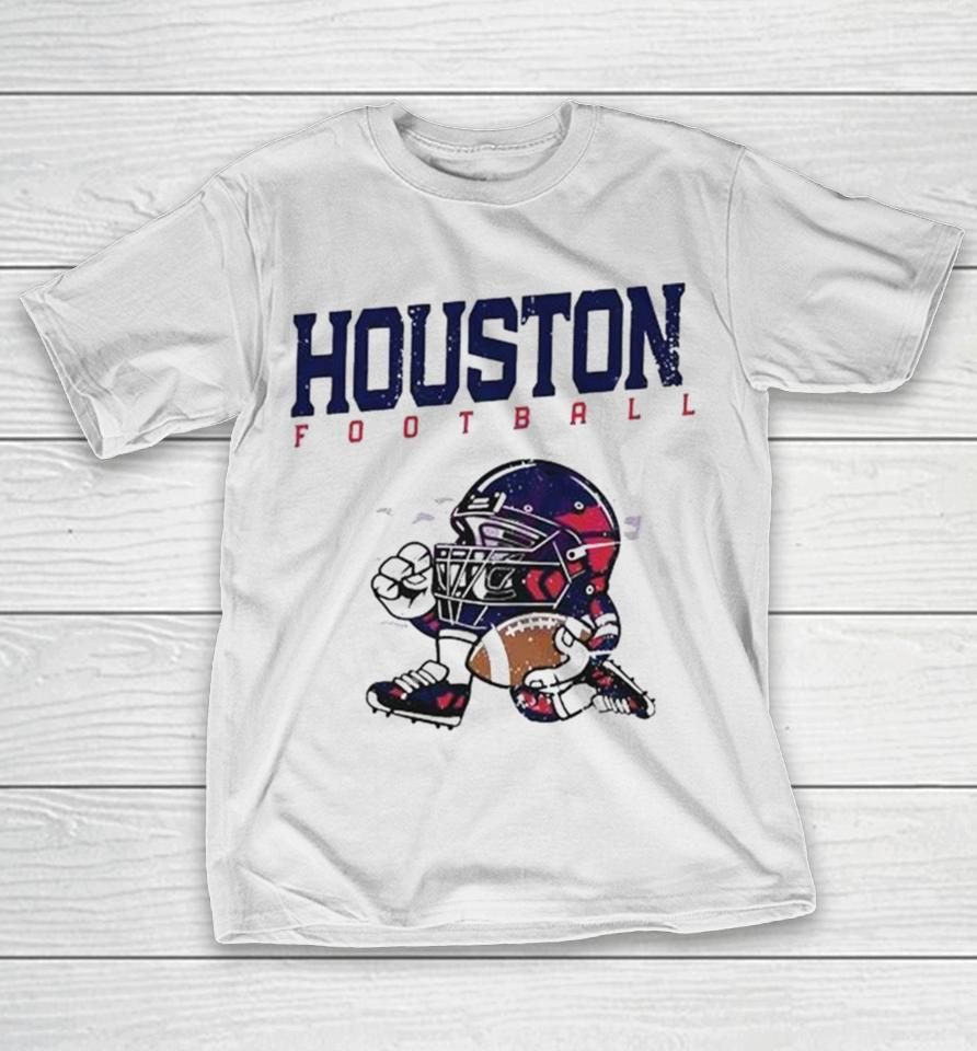 Nfl Houston Texans Football Helmet Run Vintage T-Shirt