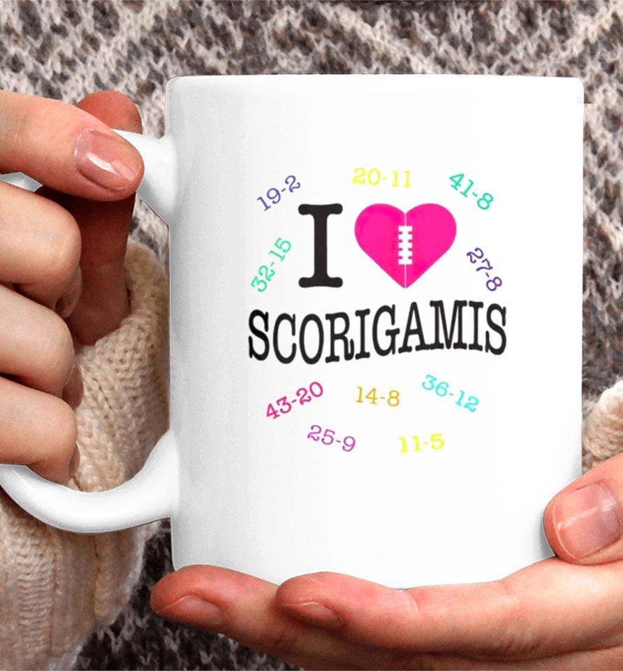 Nfl I Love Scorigamis Coffee Mug