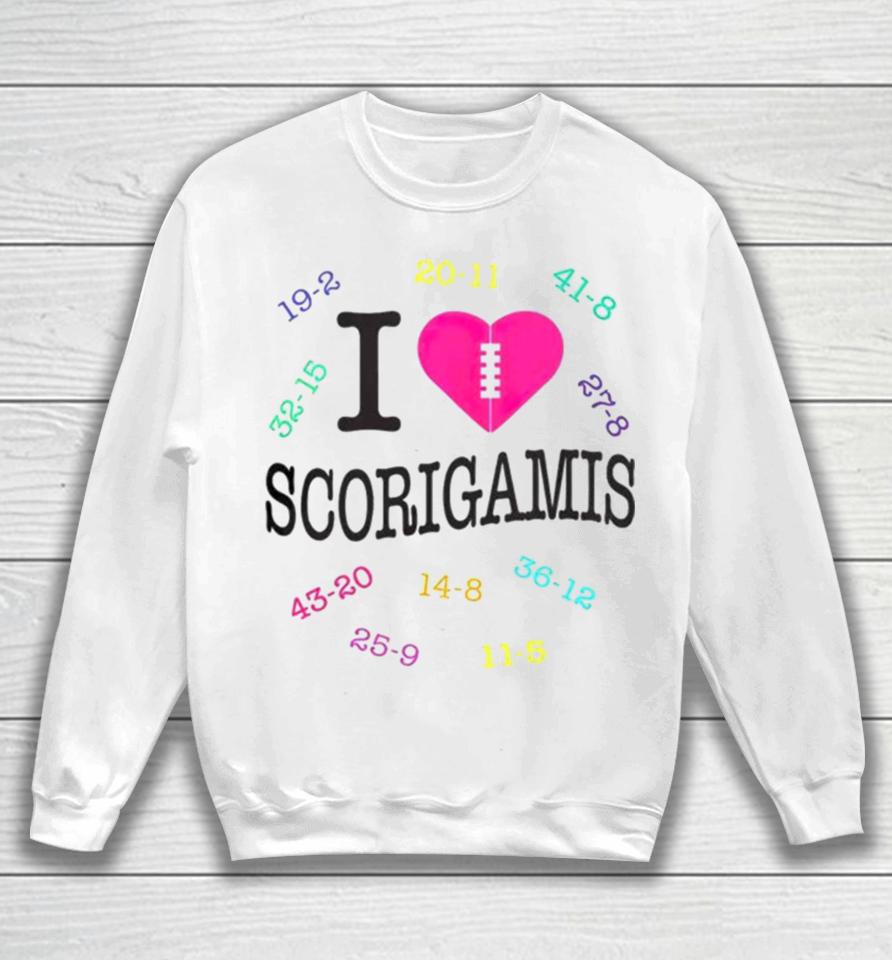 Nfl I Love Scorigamis Sweatshirt