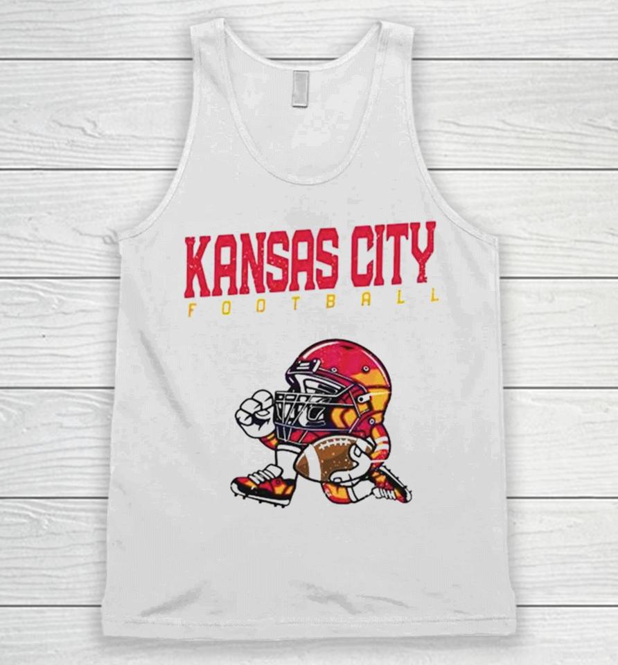 Nfl Kansas City Chiefs Football Helmet Run Vintage Unisex Tank Top