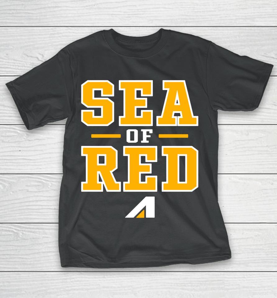 Nfl Kansas City Chiefs Sea Of Red Charlie Hustle Mens T-Shirt