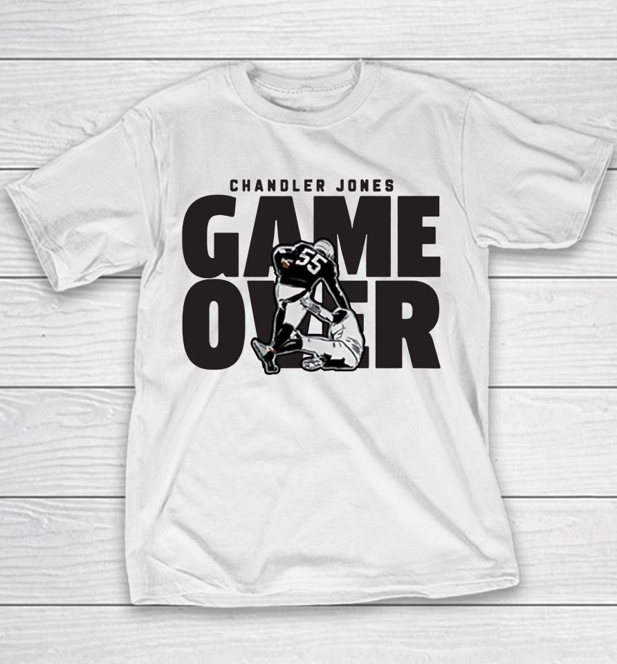Nfl Las Vegas Raiders Chandler Jones Game Over Youth T-Shirt