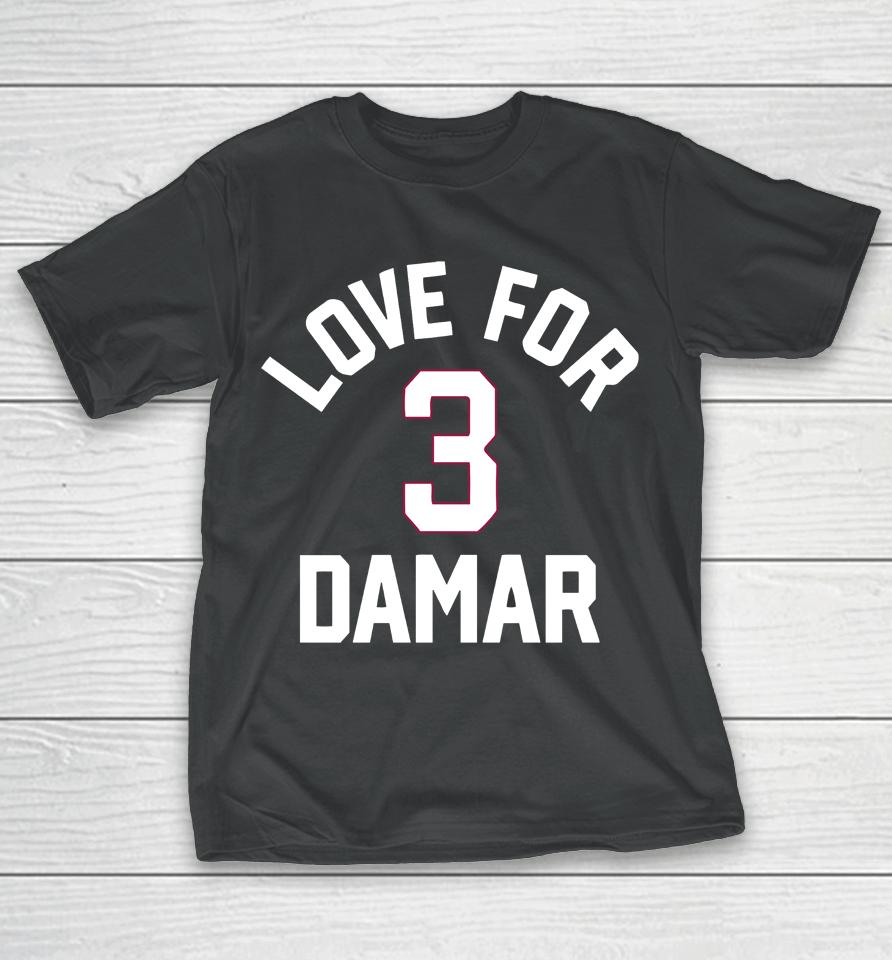 Nfl Love For 3 Damar T-Shirt