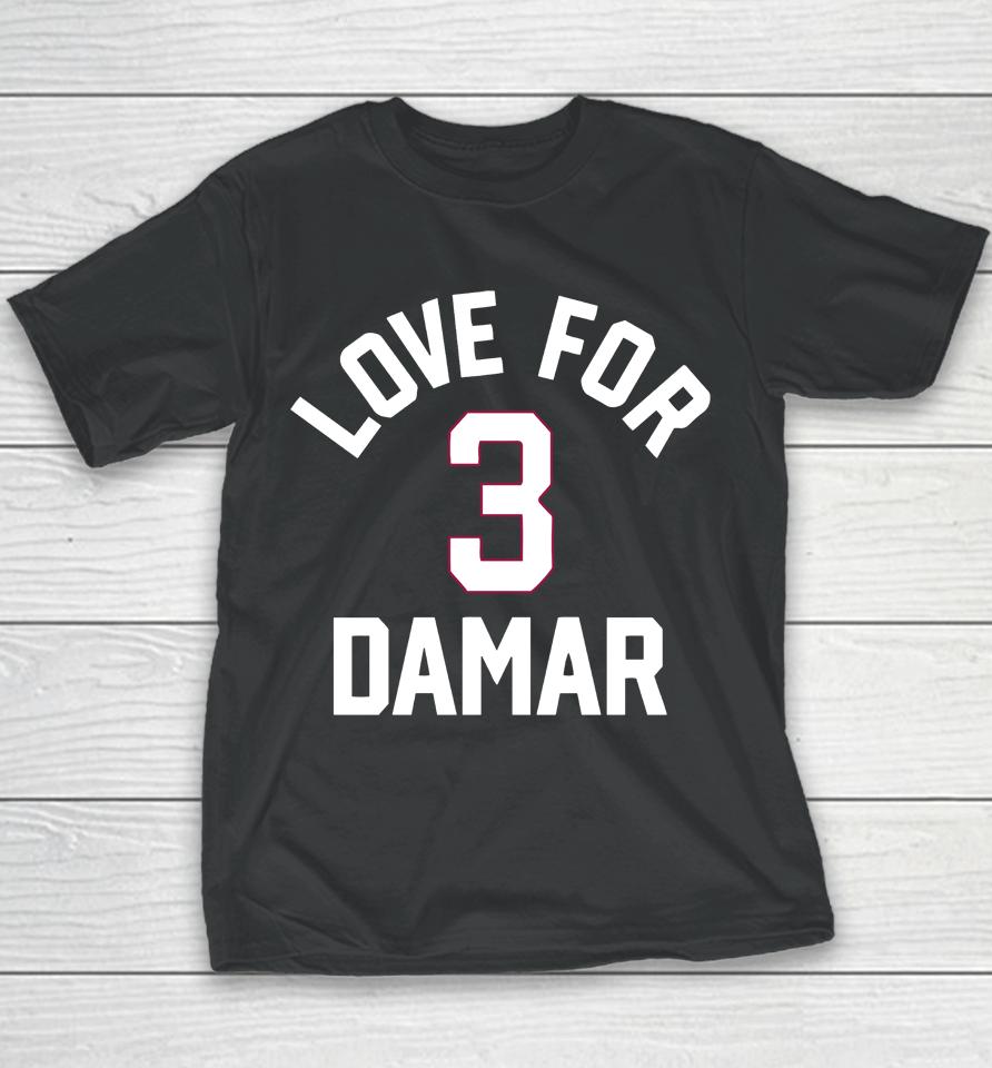 Nfl Love For 3 Damar Youth T-Shirt