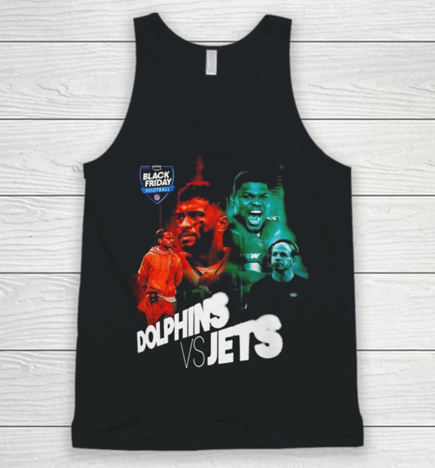 Nfl Matchup Between Miami Dolphins And New York Jets Unisex Tank Top