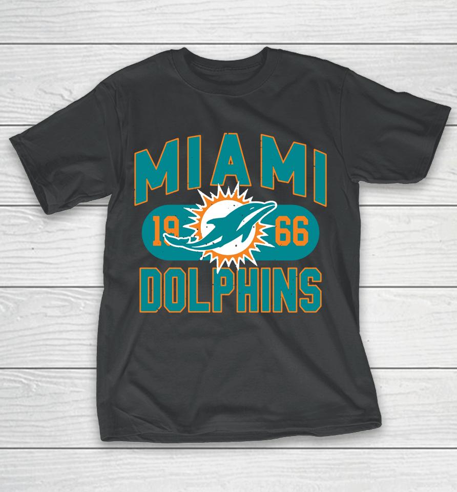 Nfl Men's White Miami Dolphins Fanatics Branded Act Fast T-Shirt