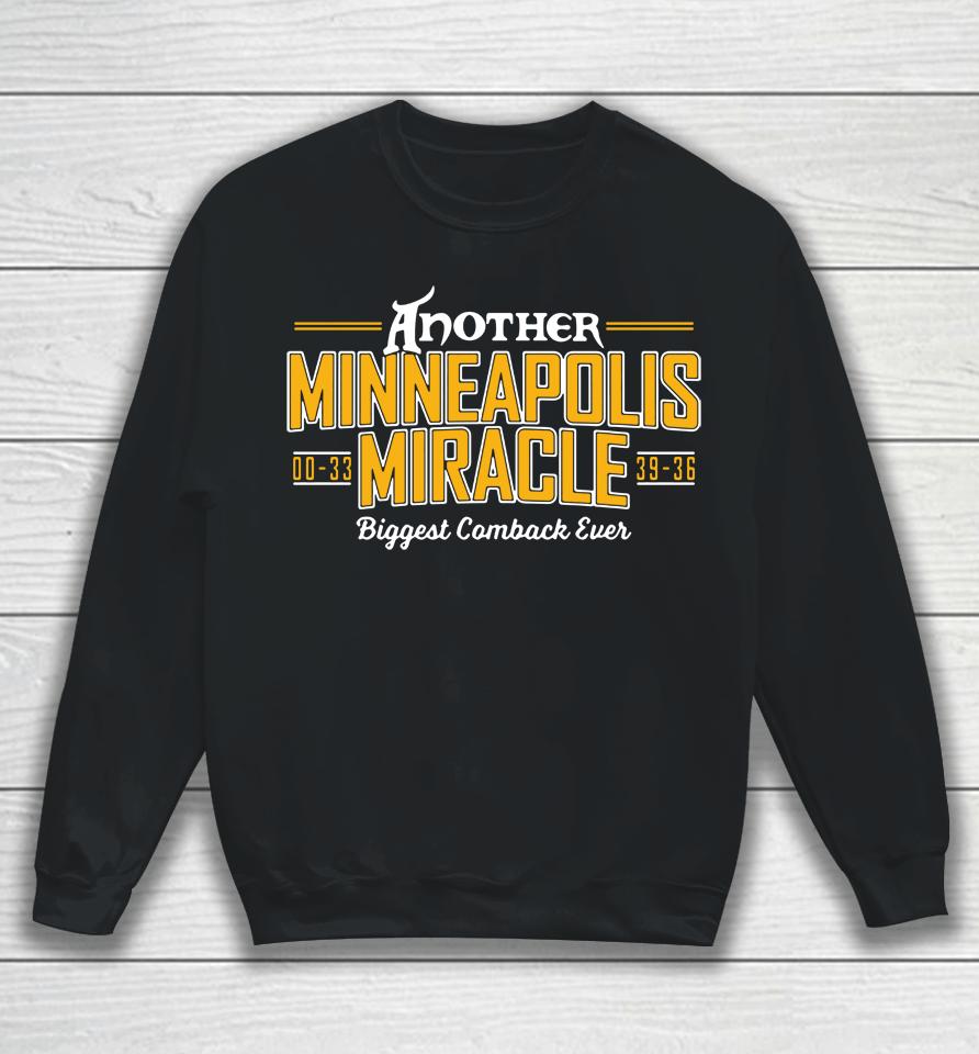 Nfl Minnesota Vikings Another Minneapolis Miracle Sweatshirt
