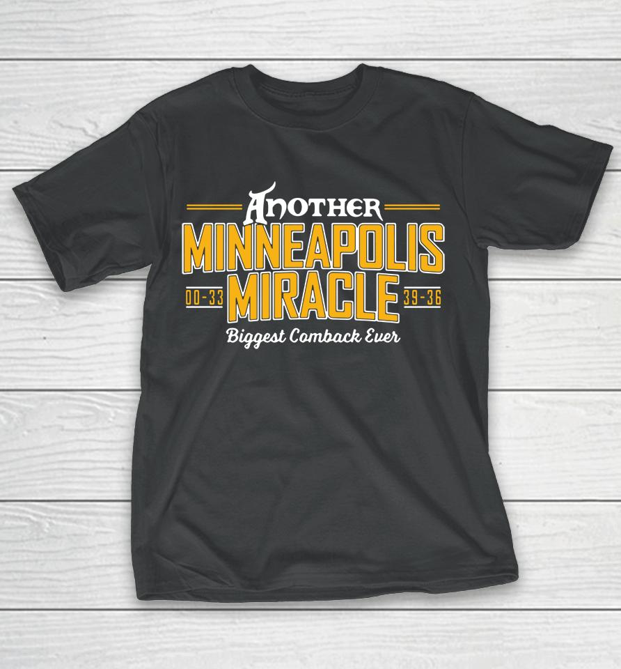 Nfl Minnesota Vikings Another Minneapolis Miracle T-Shirt