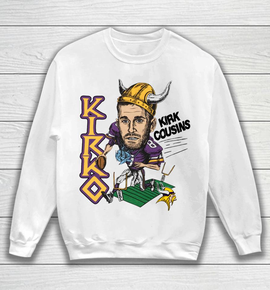 Nfl Minnesota Vikings Homage Kirk Cousins Sweatshirt