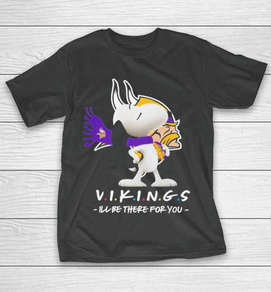 Nfl Minnesota Vikings Snoopy I’ll Be There For You 2023 T-Shirt