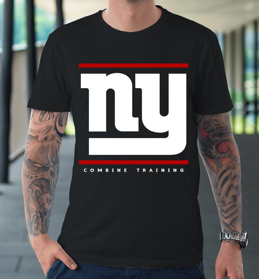Nfl New York Giants New Era Combine Training Split Defense Premium T-Shirt