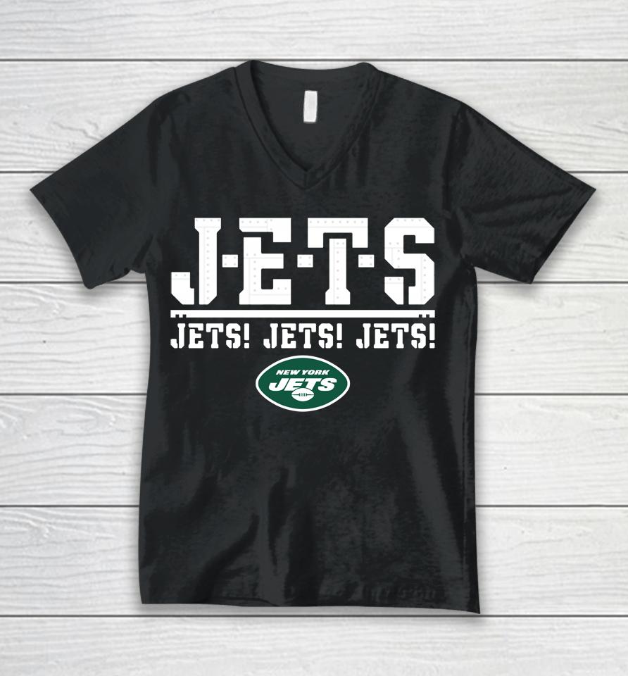 Nfl New York Jets Jets Iconic Hometown Graphic Unisex V-Neck T-Shirt