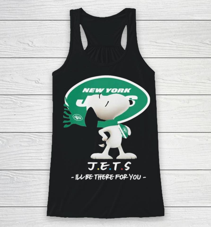 Nfl New York Jets Snoopy I’ll Be There For You 2023 Racerback Tank